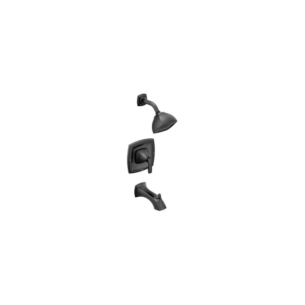 Voss Posi-Temp Tub & Shower Trim in Matte Black